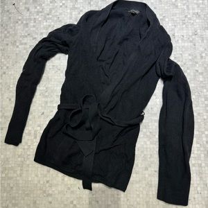 Banana republic black wrap cardigan